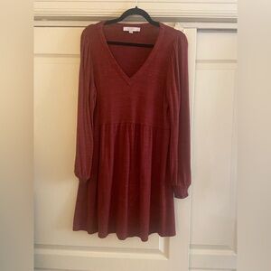 Loft Copper Sweater Dress